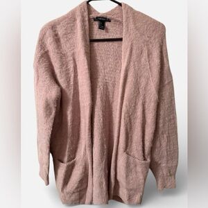 Forever 21 Pink Fuzzy Cardigan
